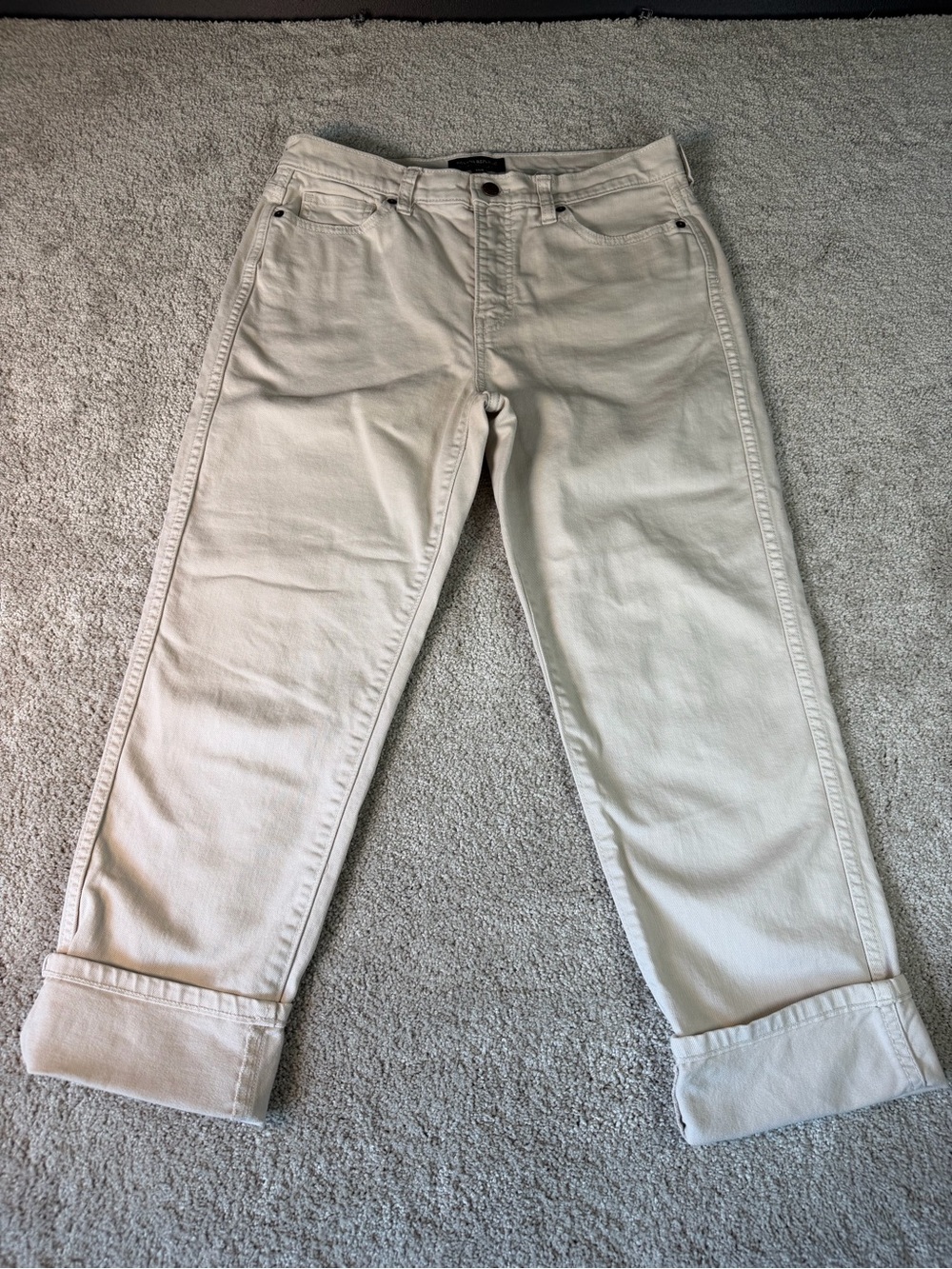 Banana Republic Women’s High-Rise Straight Fit Jeans Size 29 8 Beige